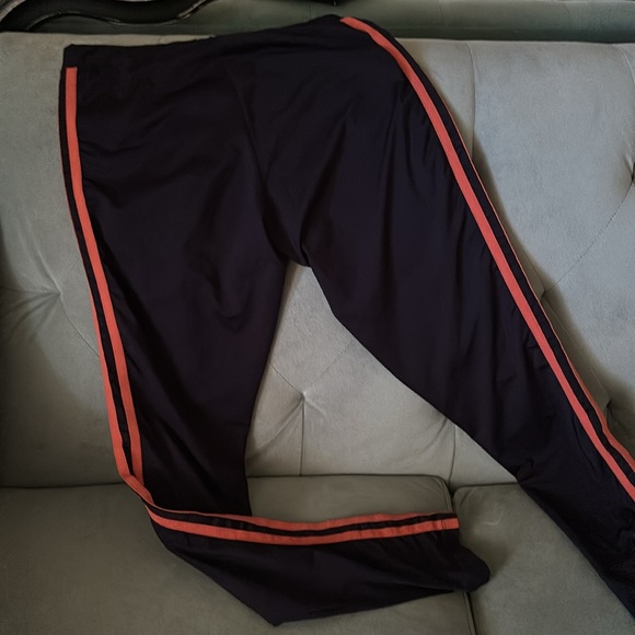 Adidas Originals Active Icon 3-stripe Salmon Orange Legging Pants S - Picture 4 of 9
